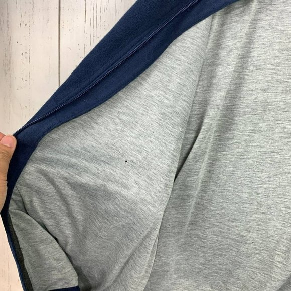 Seattle Seahawks NFL Large Dark Blue Full-Zip Sweatshirt New Adult Mens‎ - Picture 9 of 12